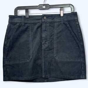 AE Corduroy Mini Skirt A-Line Pocket Retro 90s Y2K Grunge Sz 8 Preppy EUC